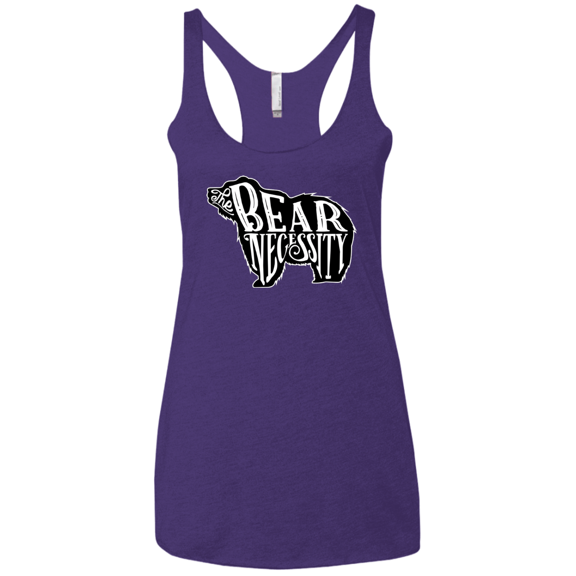 The Bear Necessity Women's Triblend Racerback Tank
