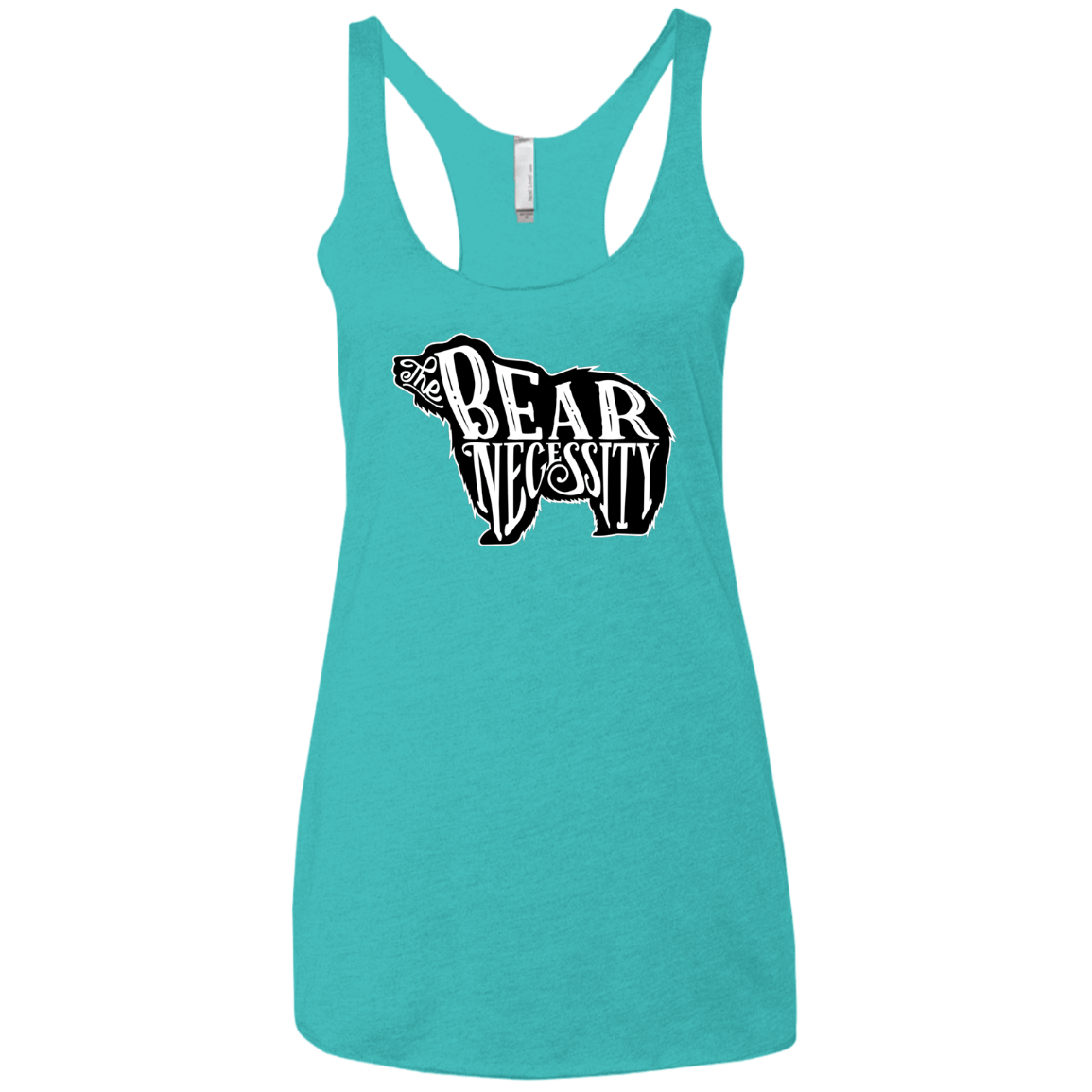 The Bear Necessity Women's Triblend Racerback Tank