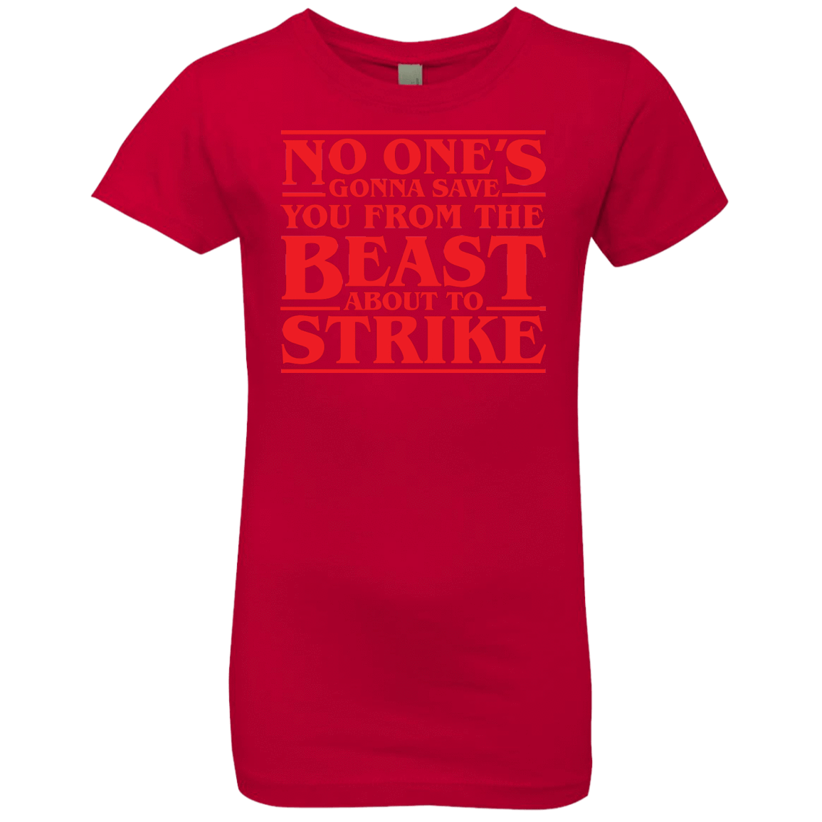 T-Shirts Red / YXS The Beast Girls Premium T-Shirt