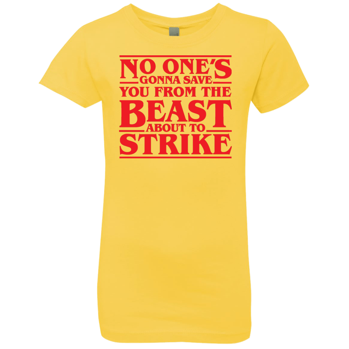 T-Shirts Vibrant Yellow / YXS The Beast Girls Premium T-Shirt