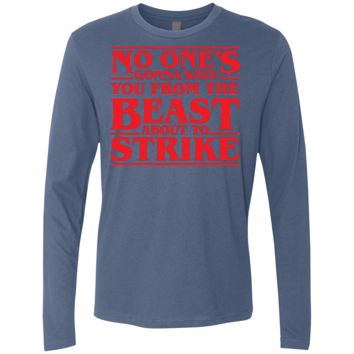 T-Shirts Indigo / Small The Beast Men's Premium Long Sleeve