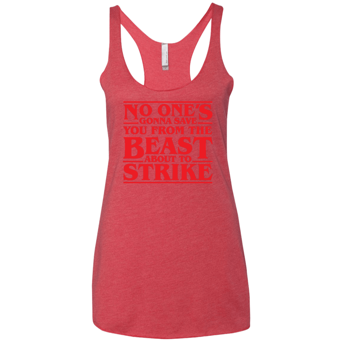 T-Shirts Vintage Red / X-Small The Beast Women's Triblend Racerback Tank