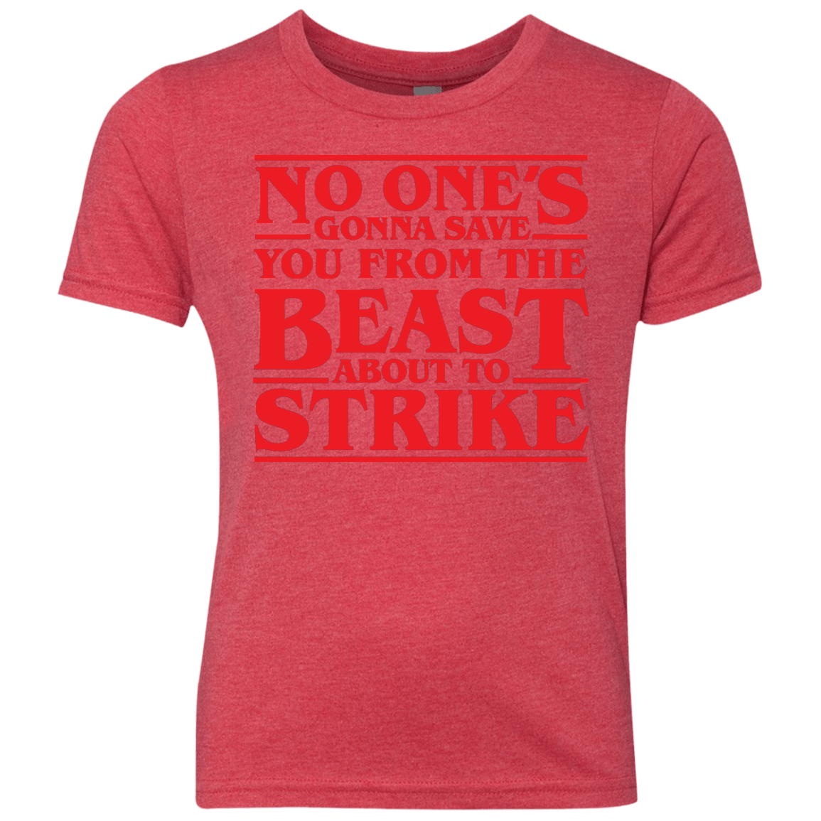 T-Shirts Vintage Red / YXS The Beast Youth Triblend T-Shirt