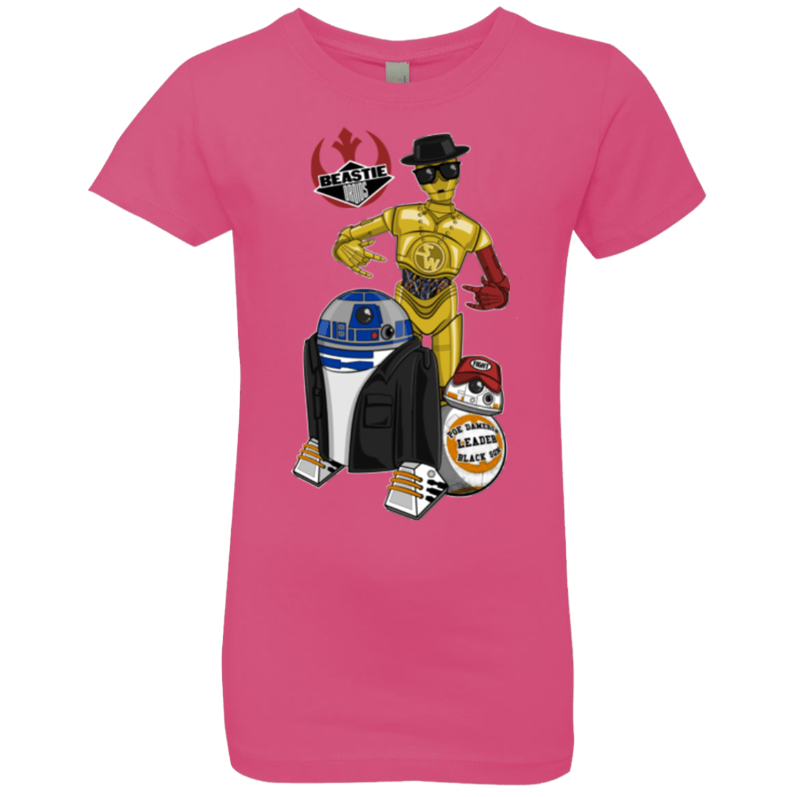 T-Shirts Hot Pink / YXS The Beastie Droids Girls Premium T-Shirt