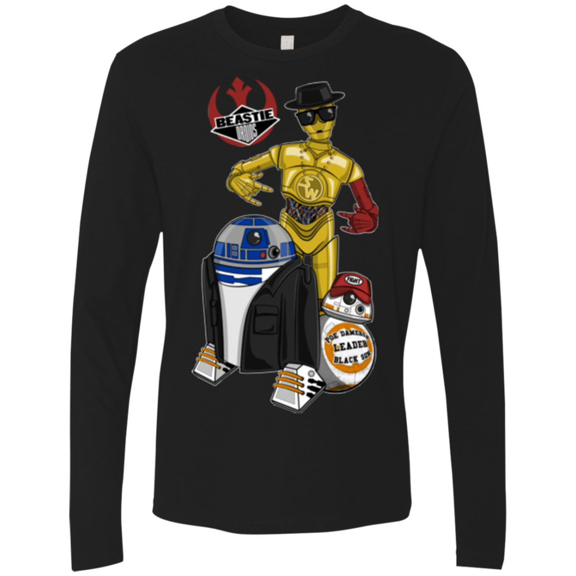 T-Shirts Black / Small The Beastie Droids Men's Premium Long Sleeve
