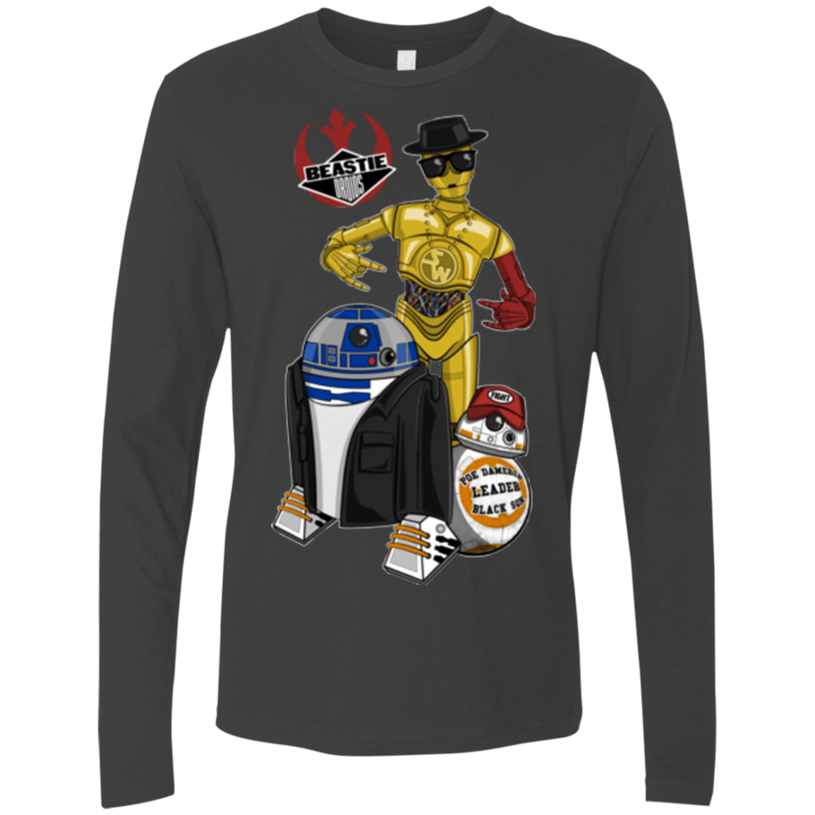 T-Shirts Heavy Metal / Small The Beastie Droids Men's Premium Long Sleeve