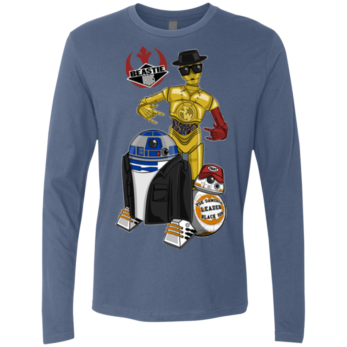 T-Shirts Indigo / Small The Beastie Droids Men's Premium Long Sleeve