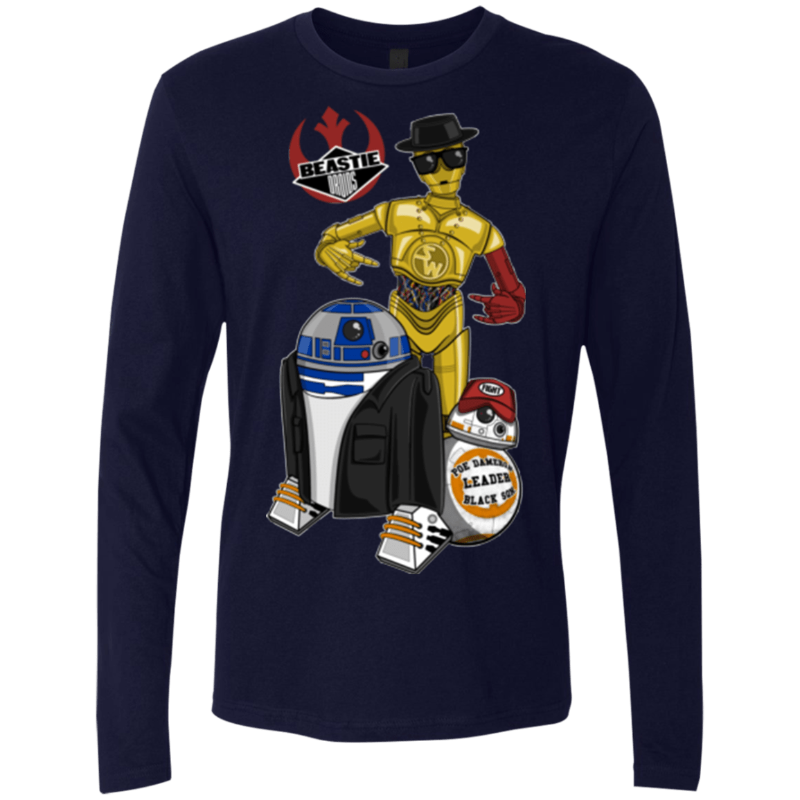 T-Shirts Midnight Navy / Small The Beastie Droids Men's Premium Long Sleeve