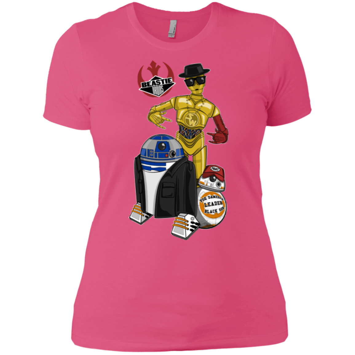 T-Shirts Hot Pink / X-Small The Beastie Droids Women's Premium T-Shirt