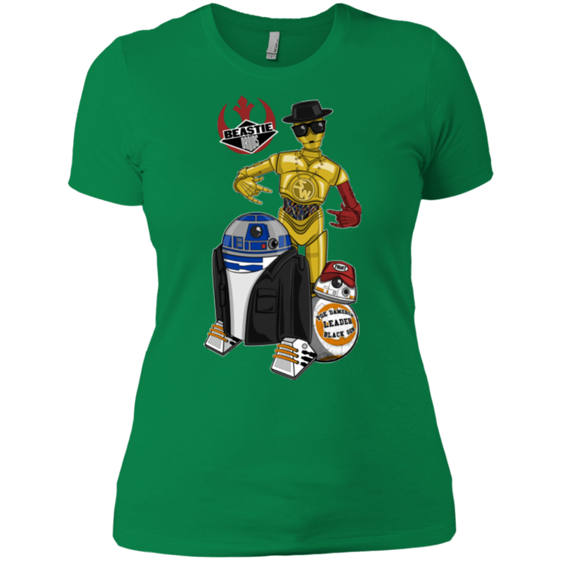T-Shirts Kelly Green / X-Small The Beastie Droids Women's Premium T-Shirt