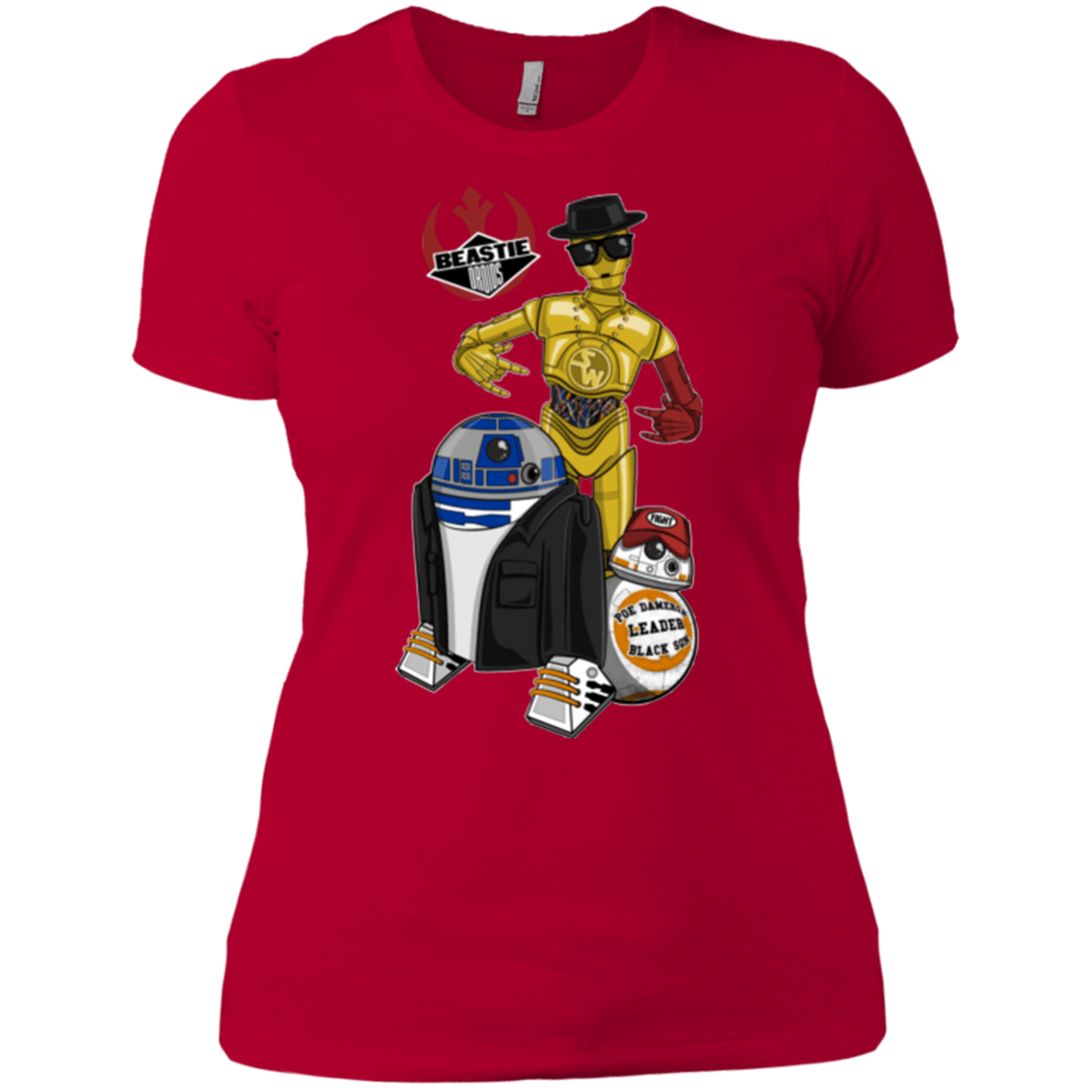 T-Shirts Red / X-Small The Beastie Droids Women's Premium T-Shirt