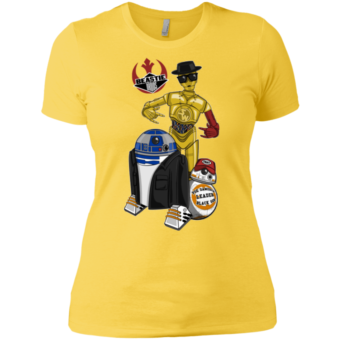 T-Shirts Vibrant Yellow / X-Small The Beastie Droids Women's Premium T-Shirt