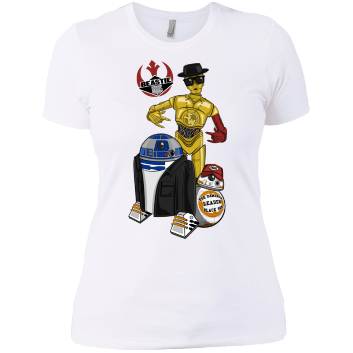 T-Shirts White / X-Small The Beastie Droids Women's Premium T-Shirt