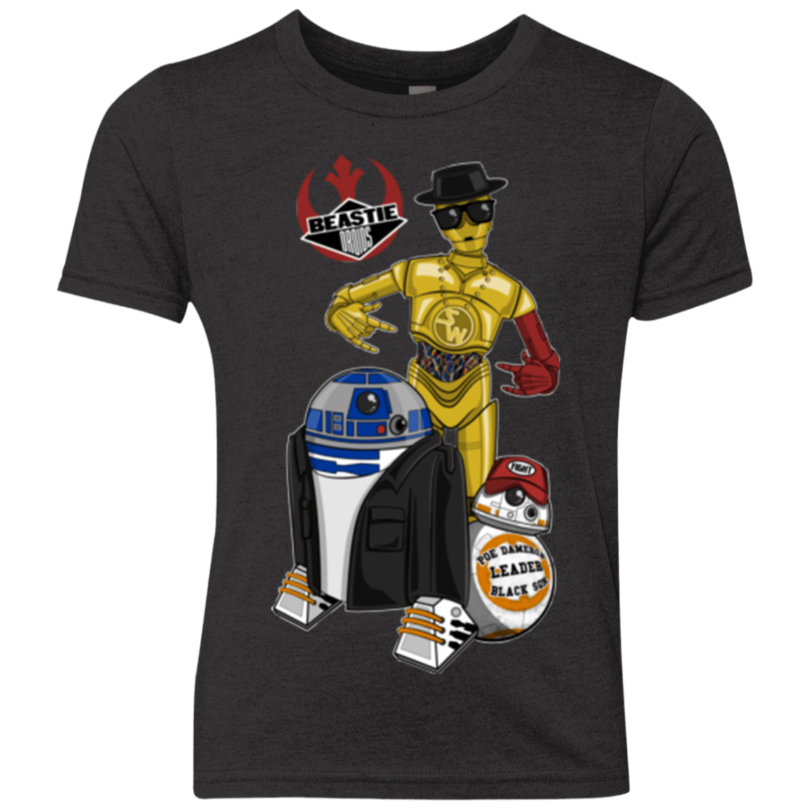 T-Shirts Vintage Black / YXS The Beastie Droids Youth Triblend T-Shirt