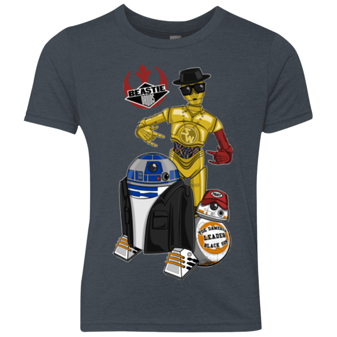 T-Shirts Vintage Navy / YXS The Beastie Droids Youth Triblend T-Shirt