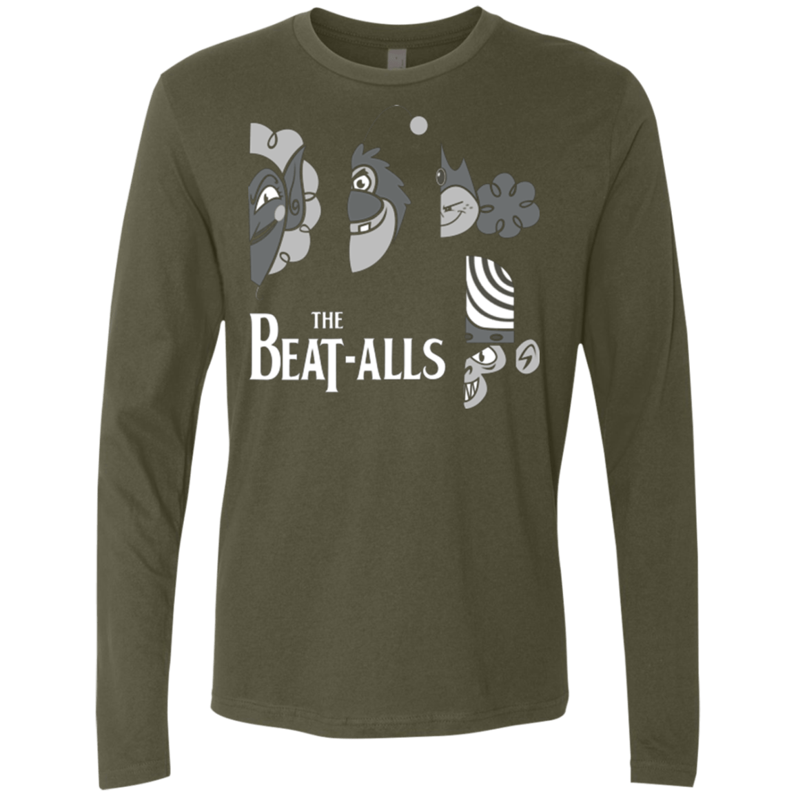 T-Shirts Military Green / Small The Beat Alls Men's Premium Long Sleeve