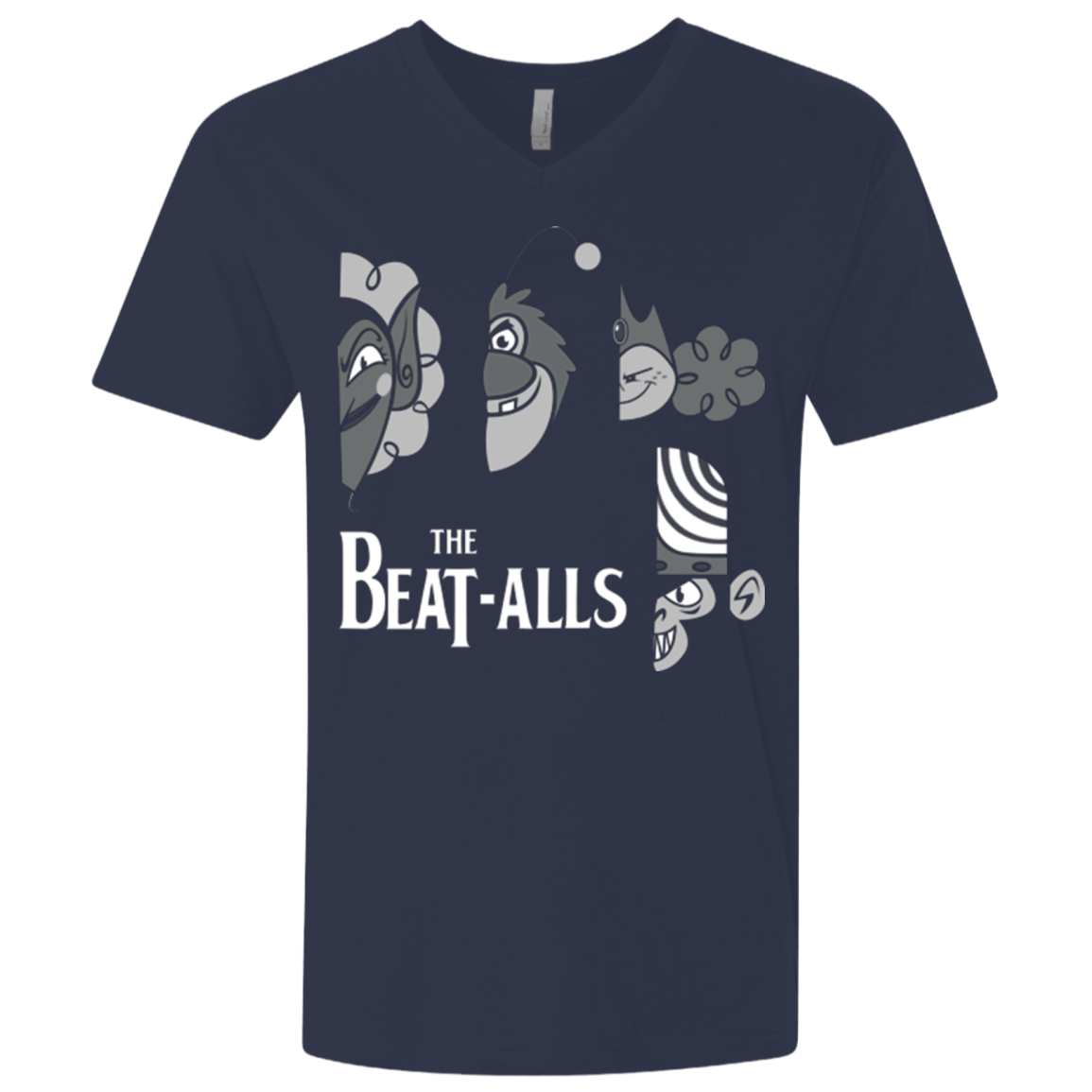 T-Shirts Midnight Navy / X-Small The Beat Alls Men's Premium V-Neck