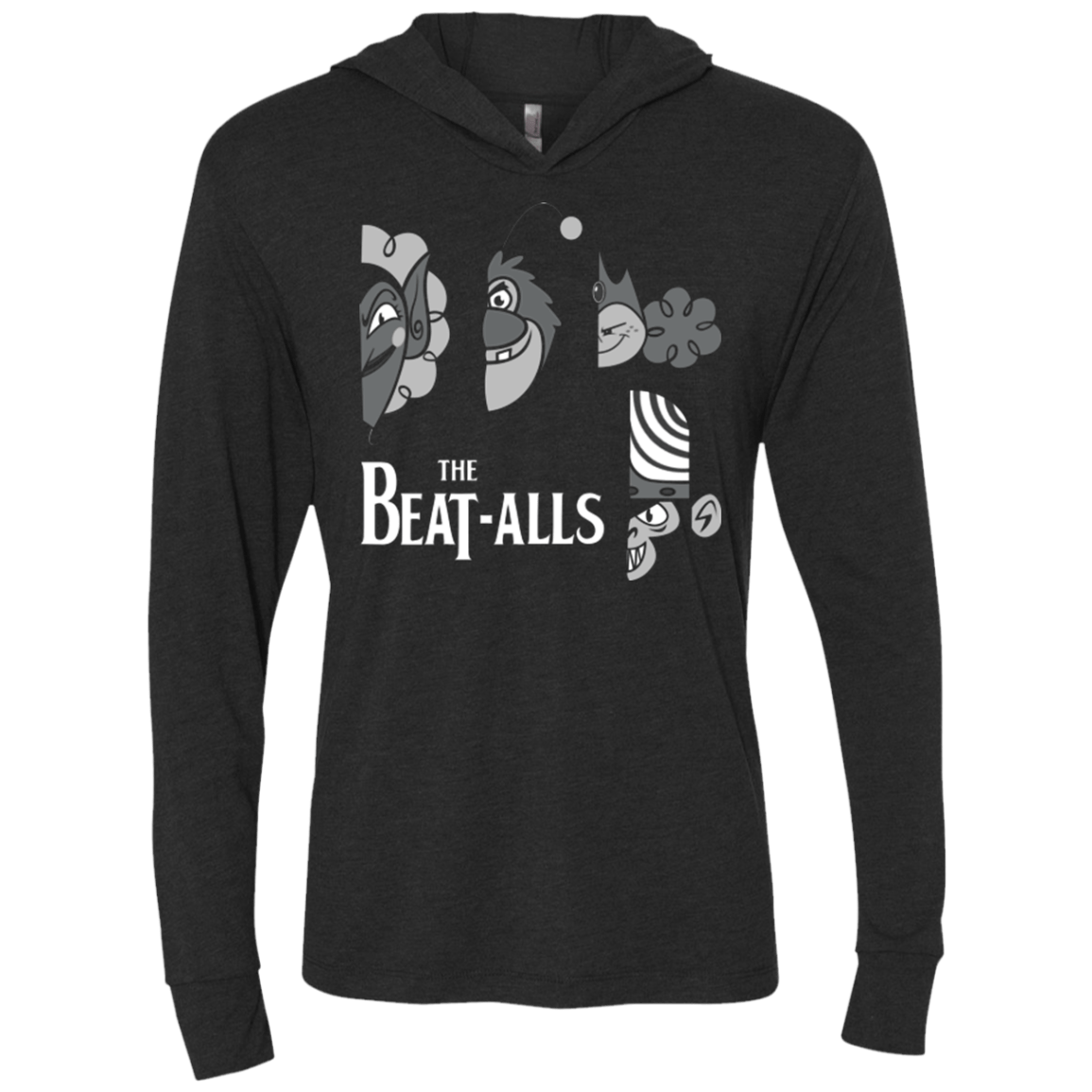 T-Shirts Vintage Black / X-Small The Beat Alls Triblend Long Sleeve Hoodie Tee