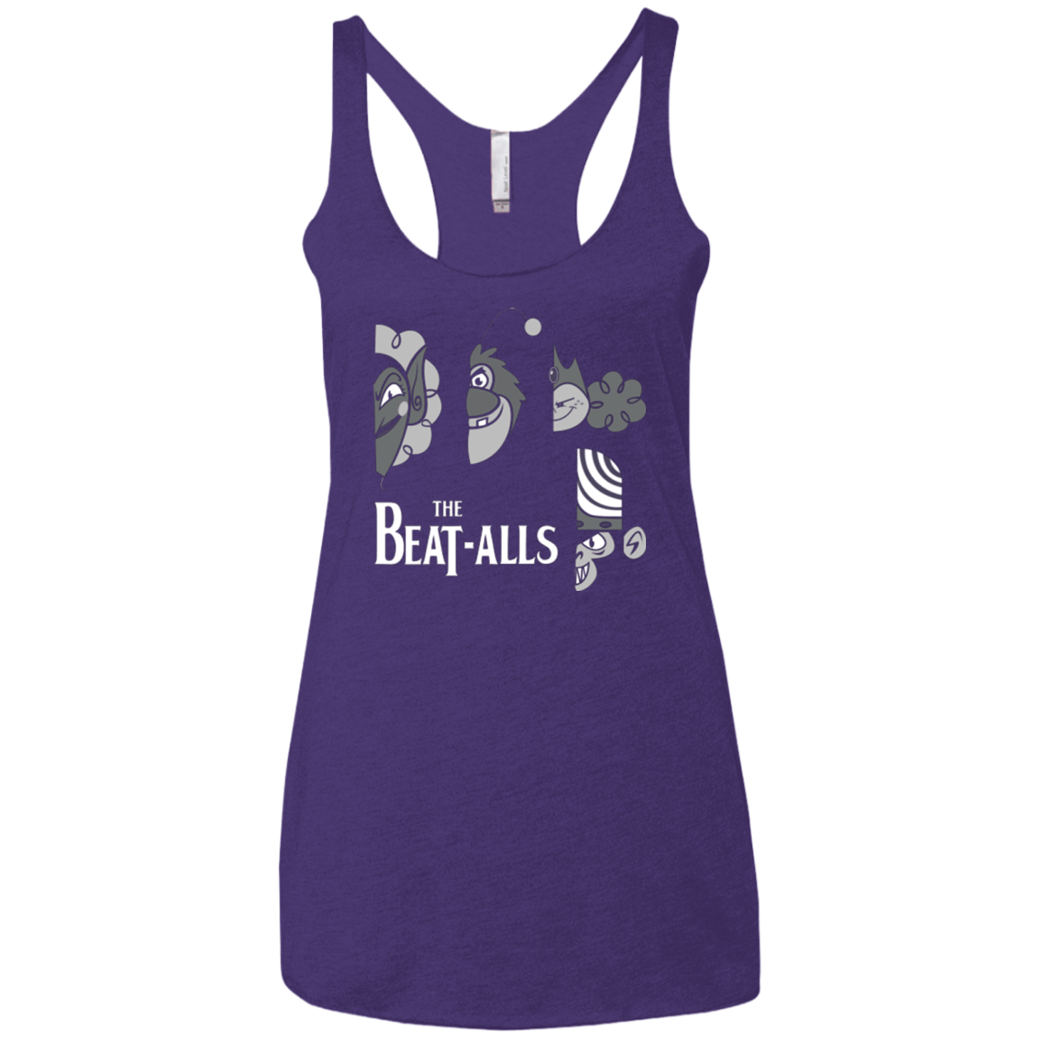 T-Shirts Purple / X-Small The Beat Alls Women's Triblend Racerback Tank