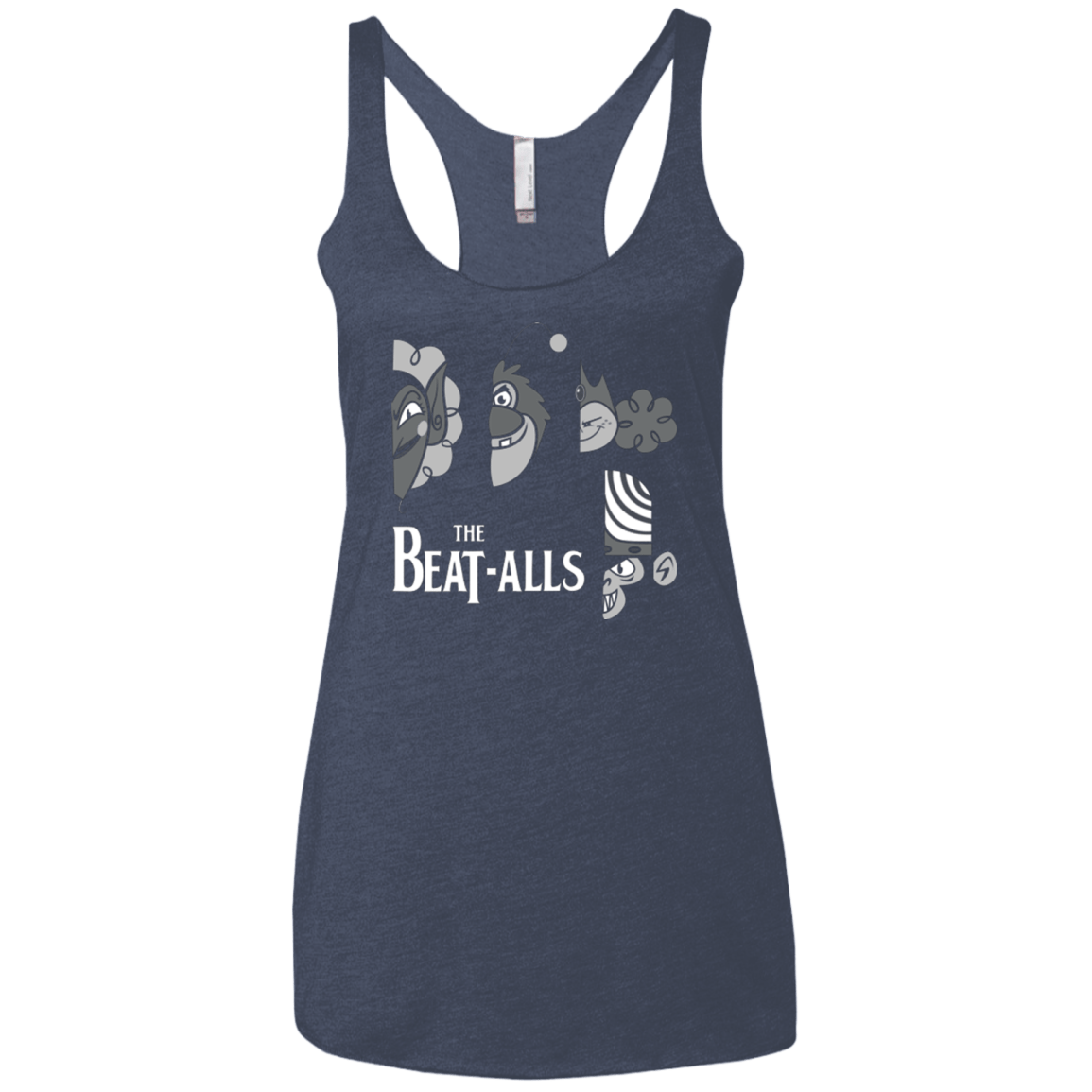 T-Shirts Vintage Navy / X-Small The Beat Alls Women's Triblend Racerback Tank