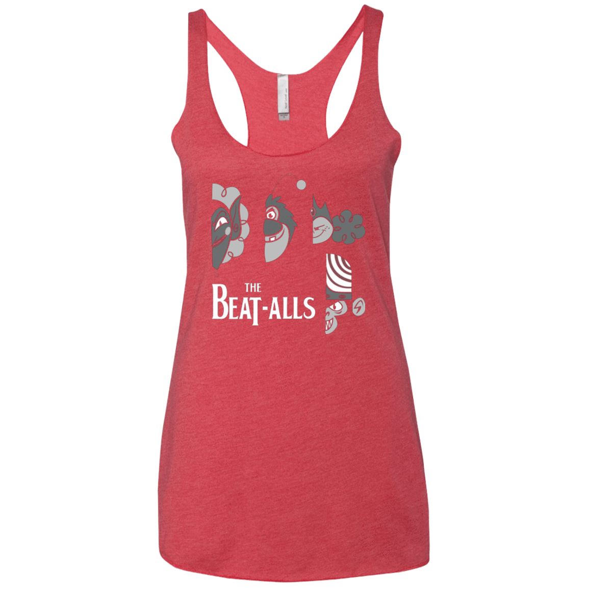 T-Shirts Vintage Red / X-Small The Beat Alls Women's Triblend Racerback Tank
