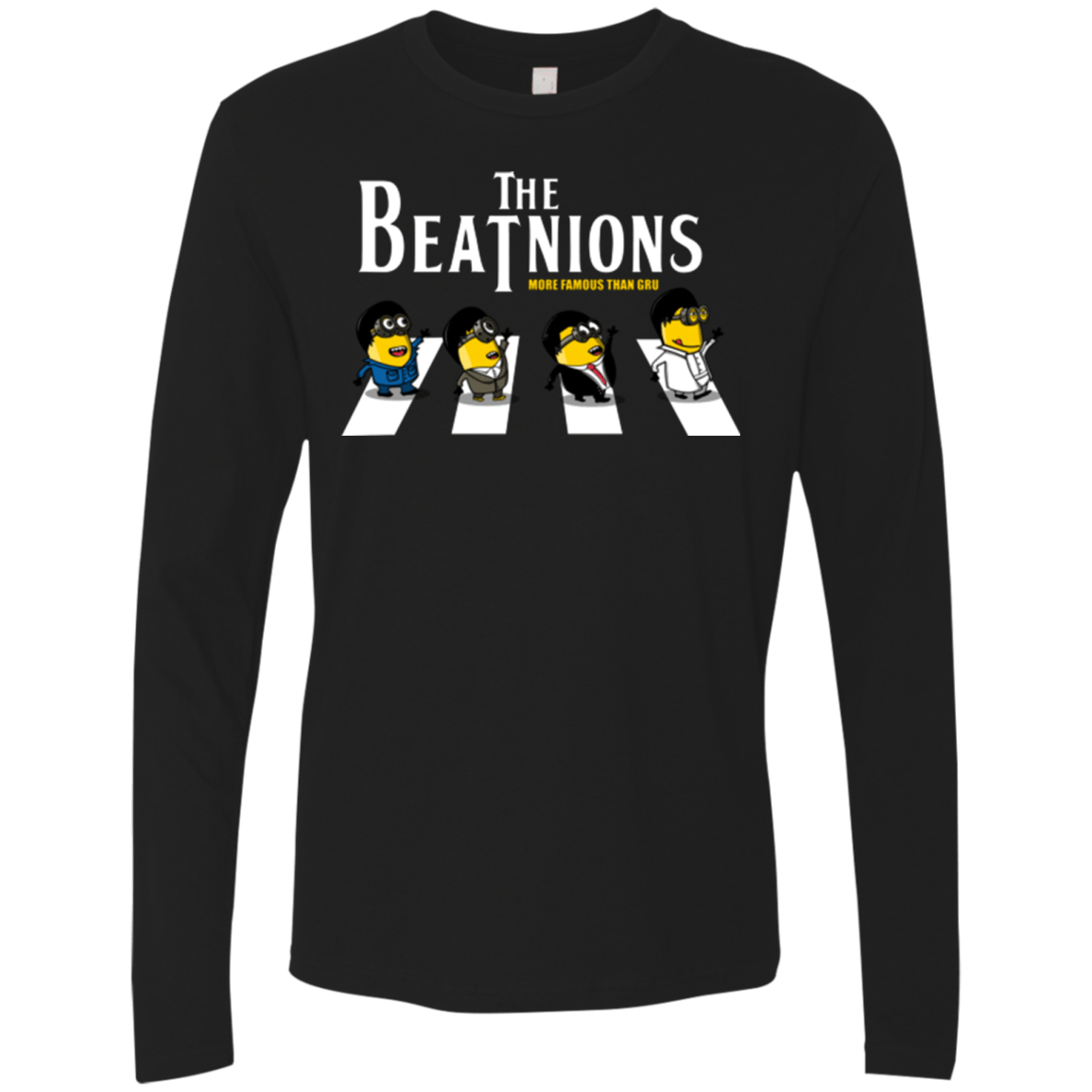 T-Shirts Black / Small The Beatnions Men's Premium Long Sleeve
