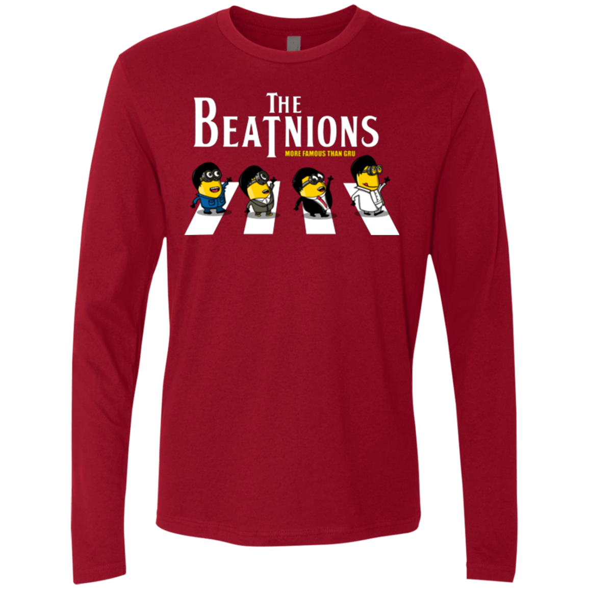 T-Shirts Cardinal / Small The Beatnions Men's Premium Long Sleeve