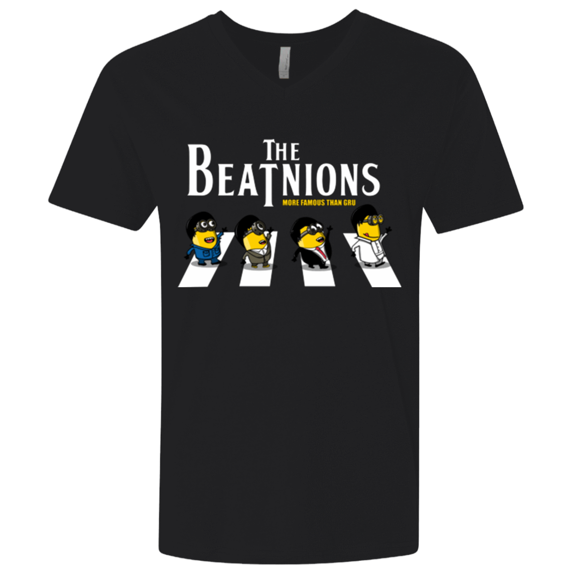 T-Shirts Black / X-Small The Beatnions Men's Premium V-Neck