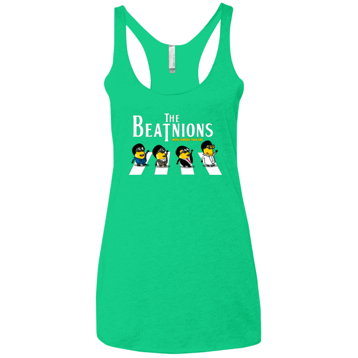 T-Shirts Envy / X-Small The Beatnions Women's Triblend Racerback Tank