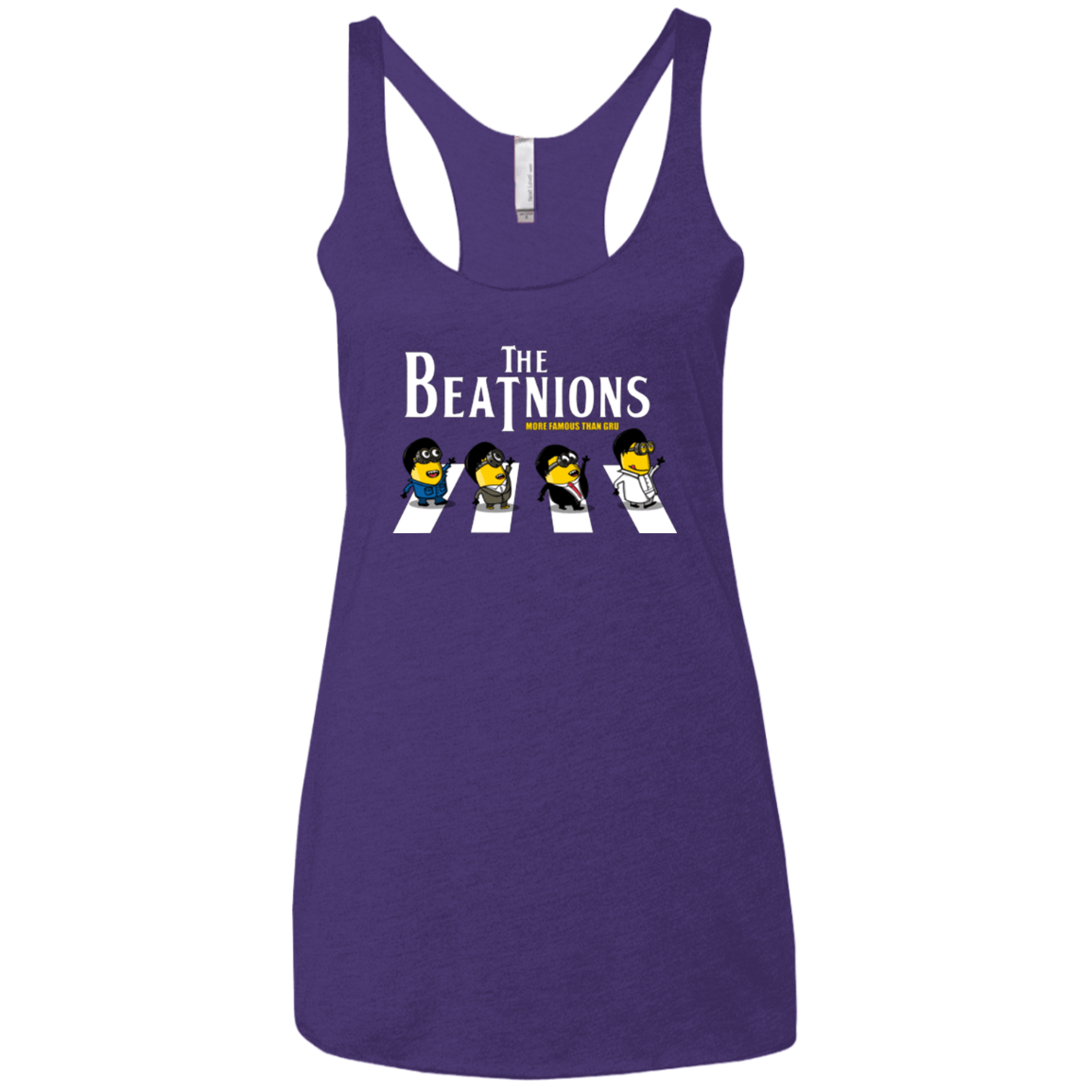 T-Shirts Purple / X-Small The Beatnions Women's Triblend Racerback Tank