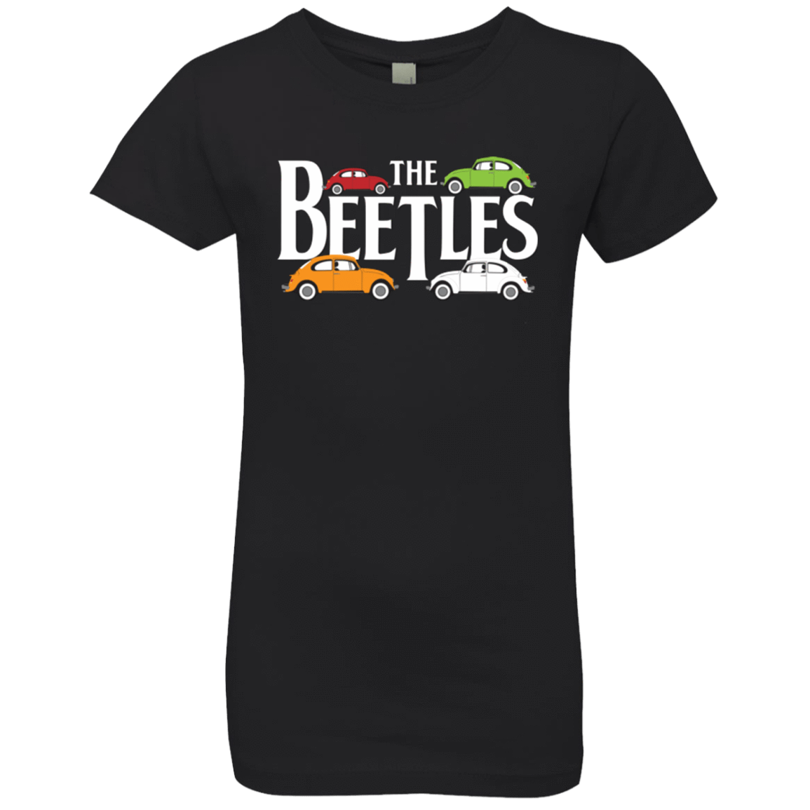 T-Shirts Black / YXS The Beetles Girls Premium T-Shirt