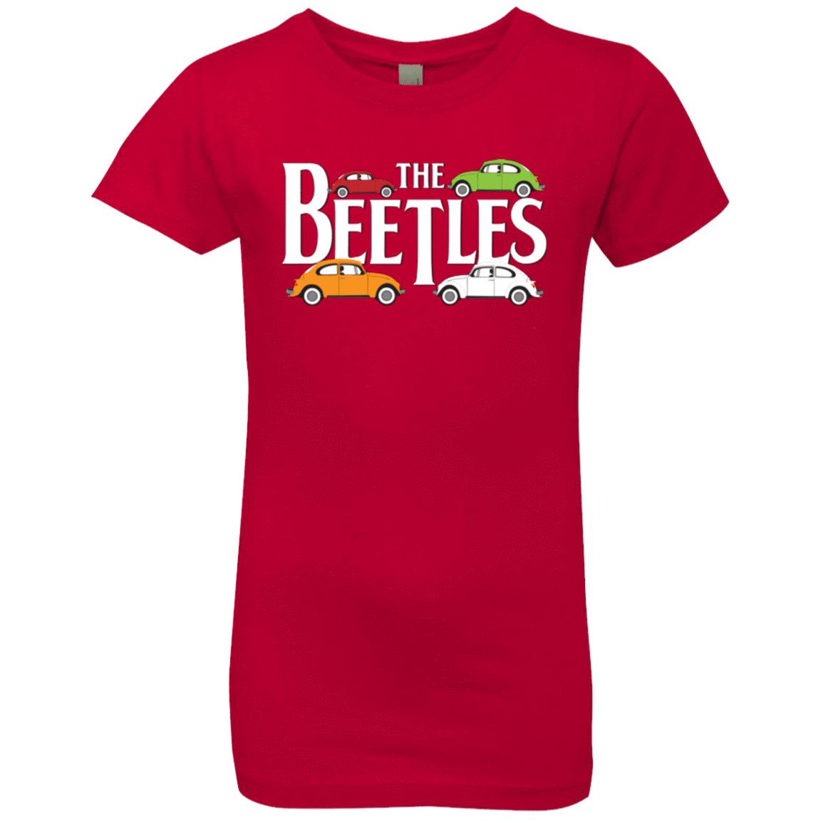 T-Shirts Red / YXS The Beetles Girls Premium T-Shirt