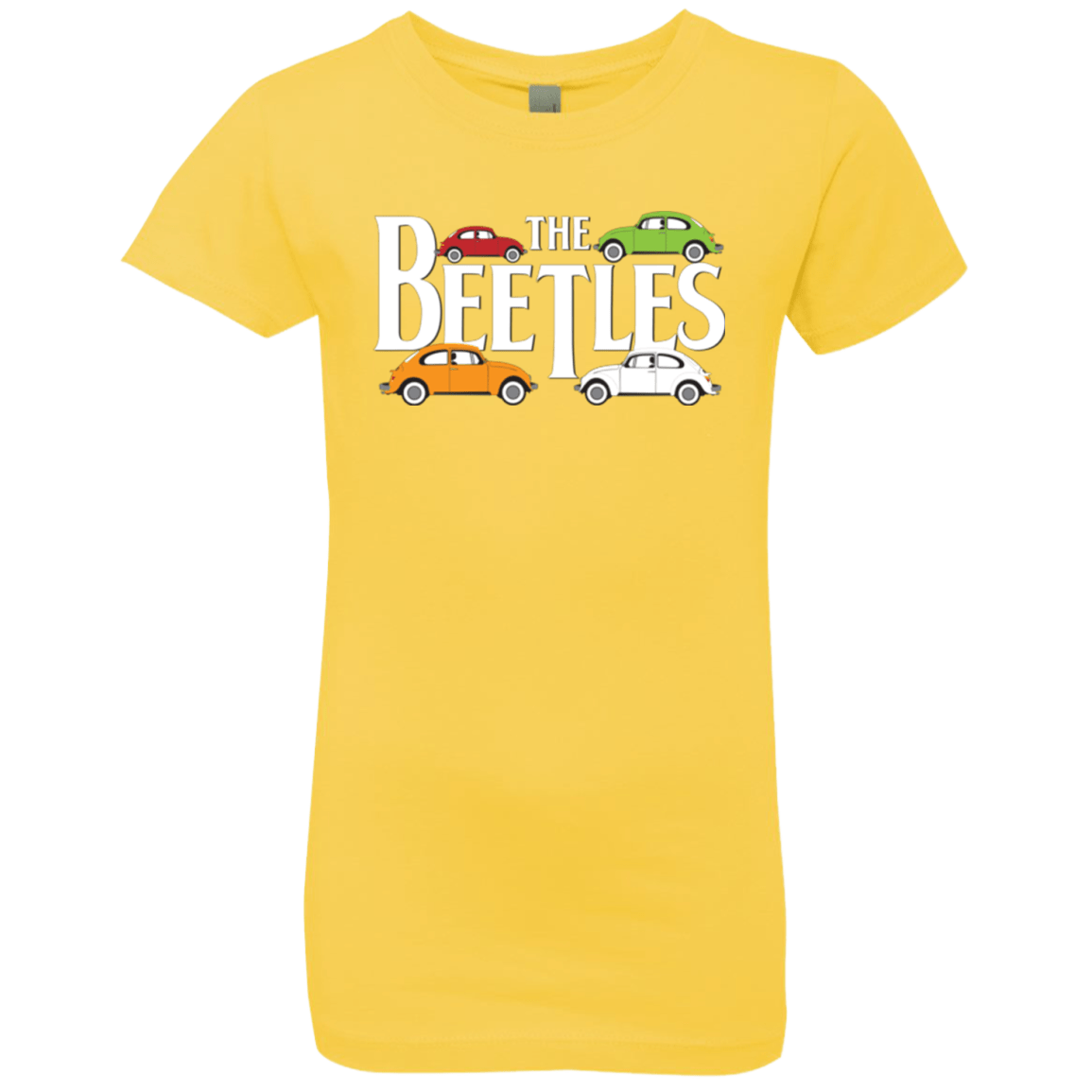 T-Shirts Vibrant Yellow / YXS The Beetles Girls Premium T-Shirt