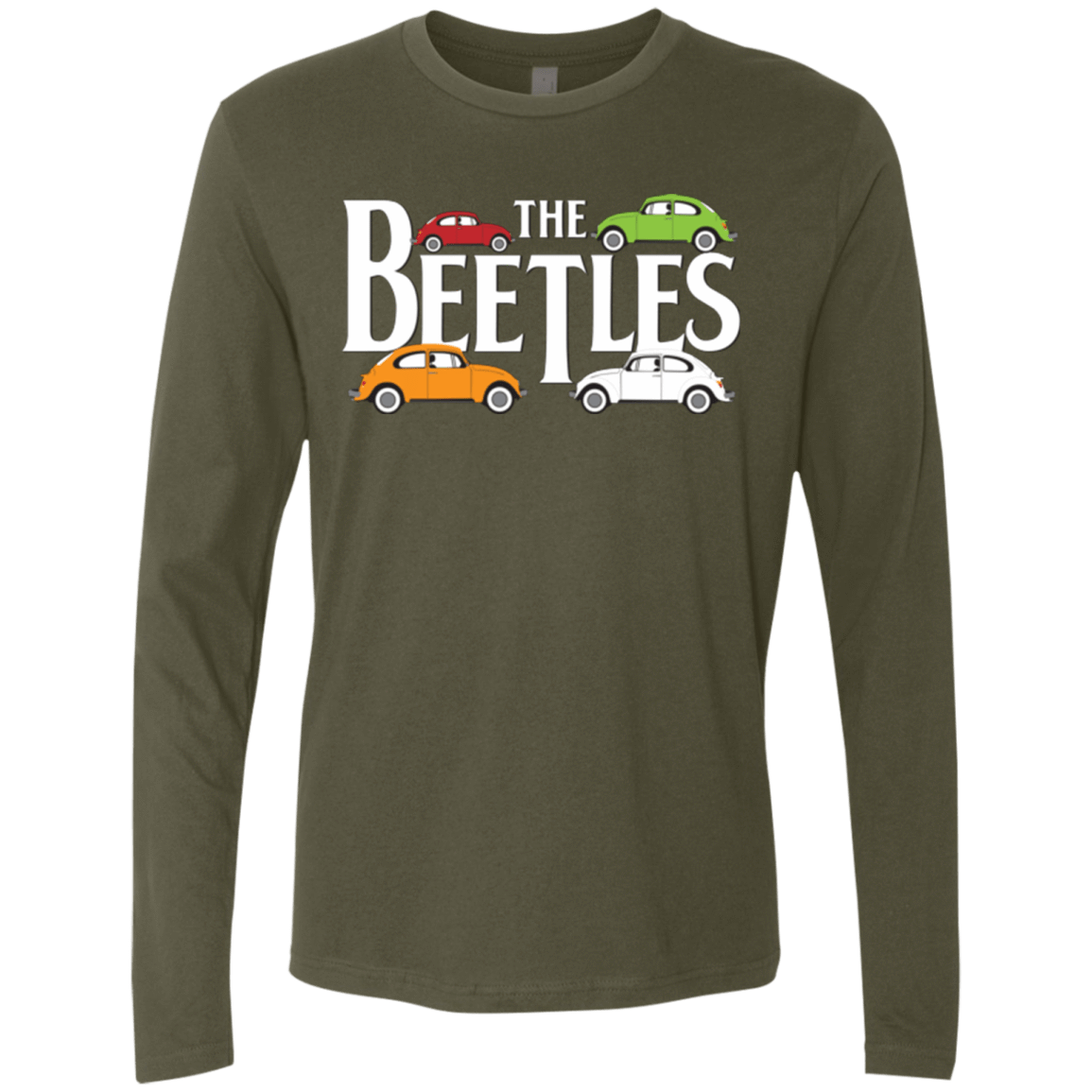 T-Shirts Military Green / Small The Beetles Men's Premium Long Sleeve