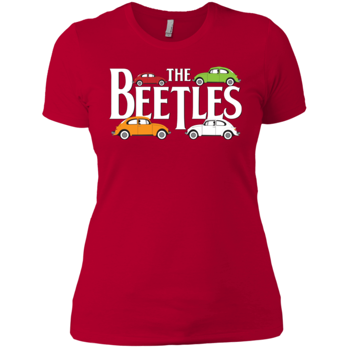 T-Shirts Red / X-Small The Beetles Women's Premium T-Shirt