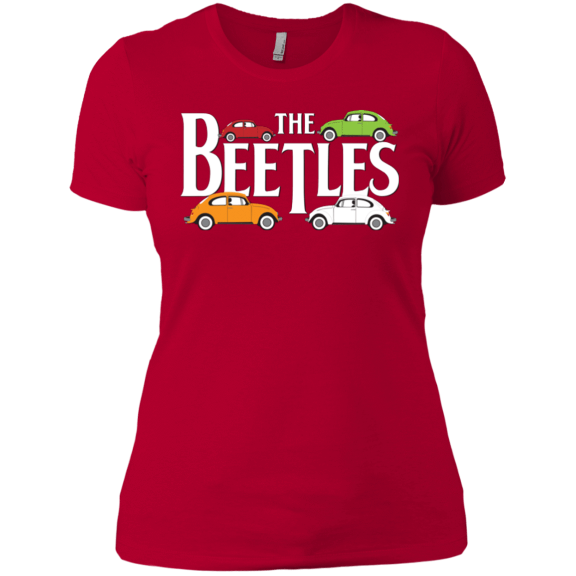 T-Shirts Red / X-Small The Beetles Women's Premium T-Shirt