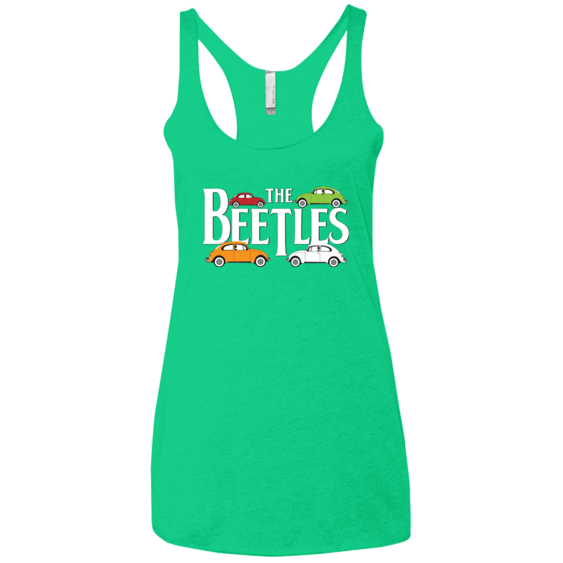 T-Shirts Envy / X-Small The Beetles Women's Triblend Racerback Tank