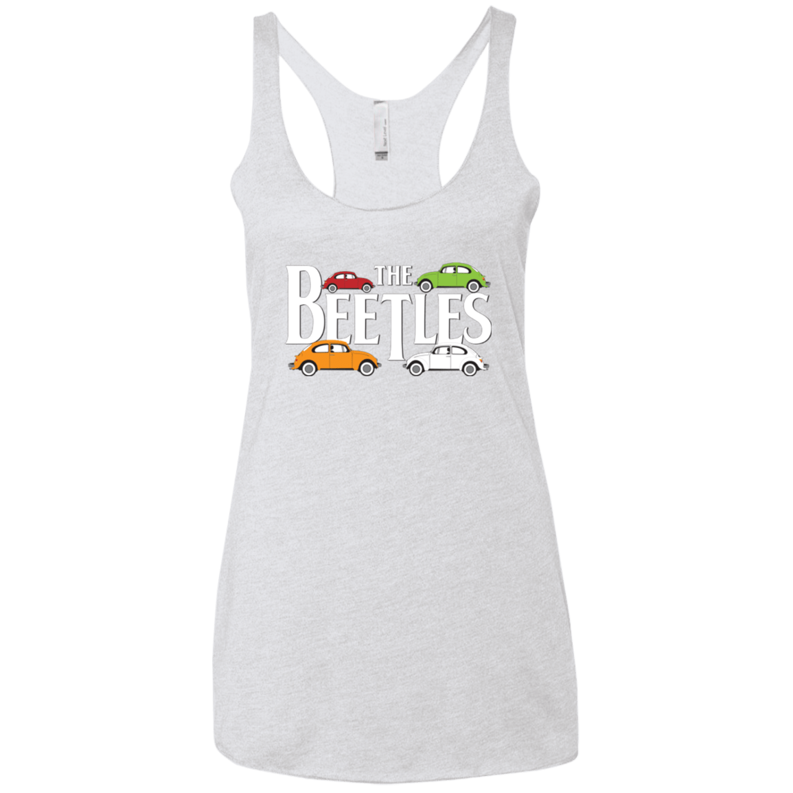 T-Shirts Heather White / X-Small The Beetles Women's Triblend Racerback Tank