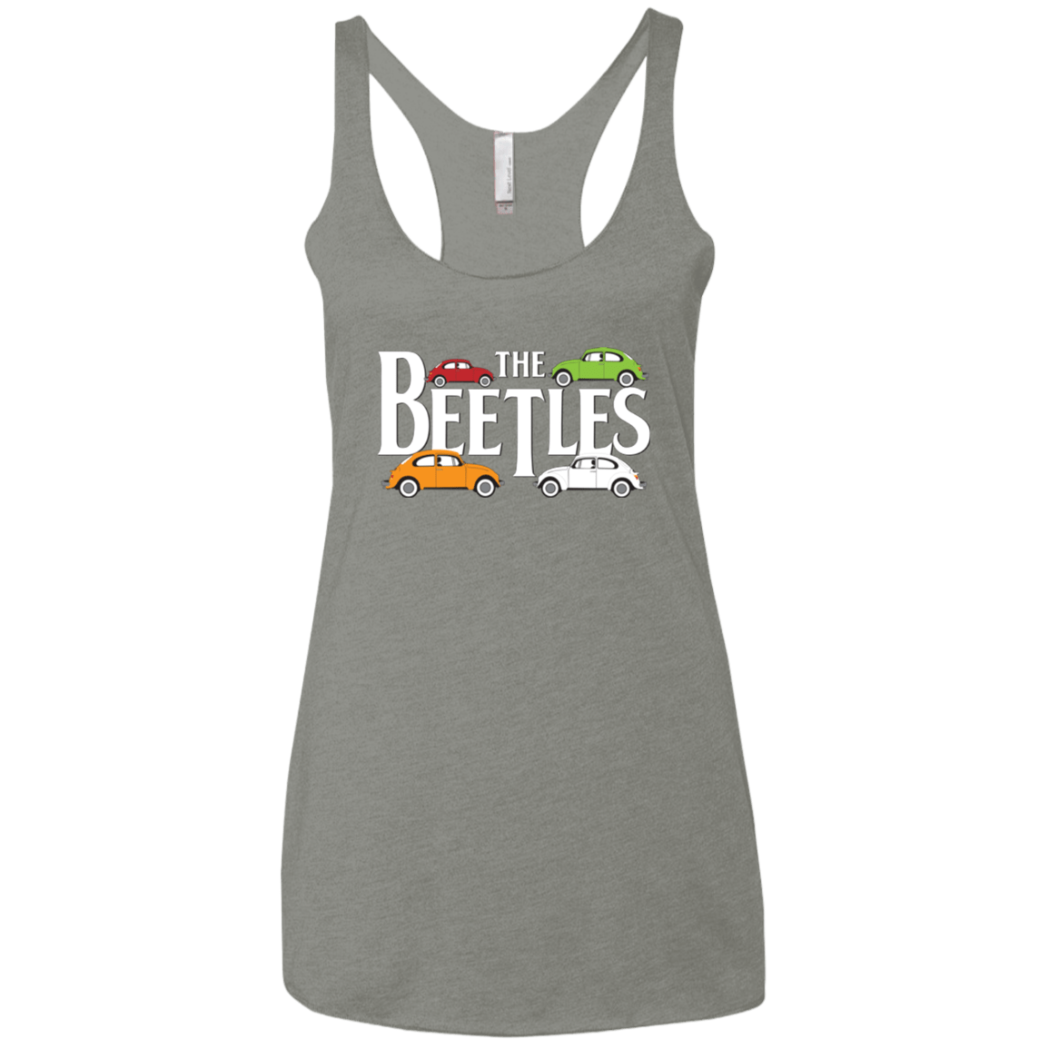 T-Shirts Venetian Grey / X-Small The Beetles Women's Triblend Racerback Tank