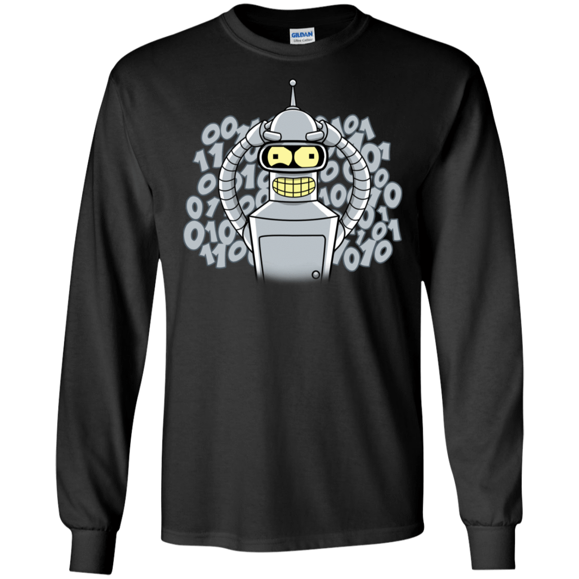 T-Shirts Black / S The Bender Joke Men's Long Sleeve T-Shirt