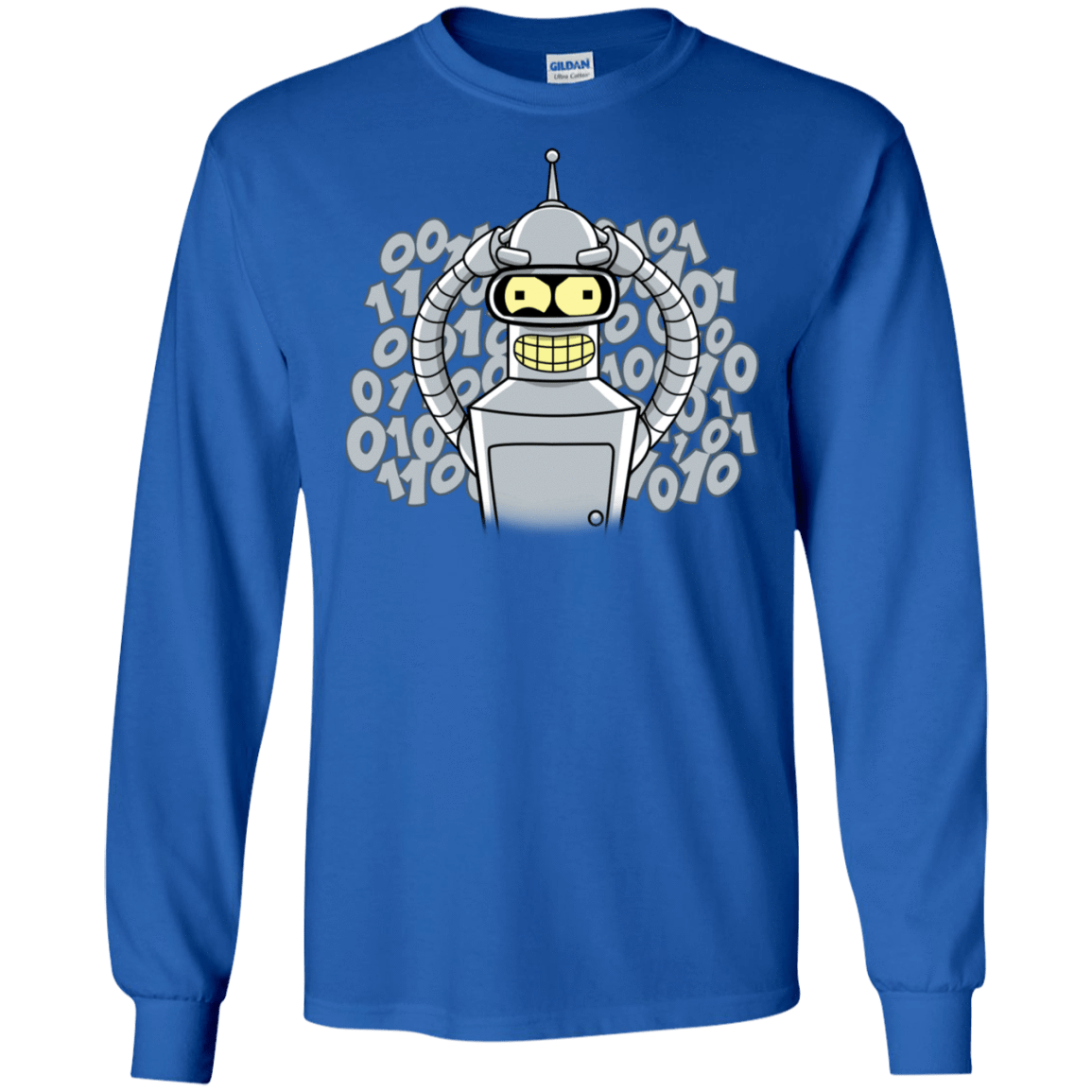 T-Shirts Royal / S The Bender Joke Men's Long Sleeve T-Shirt