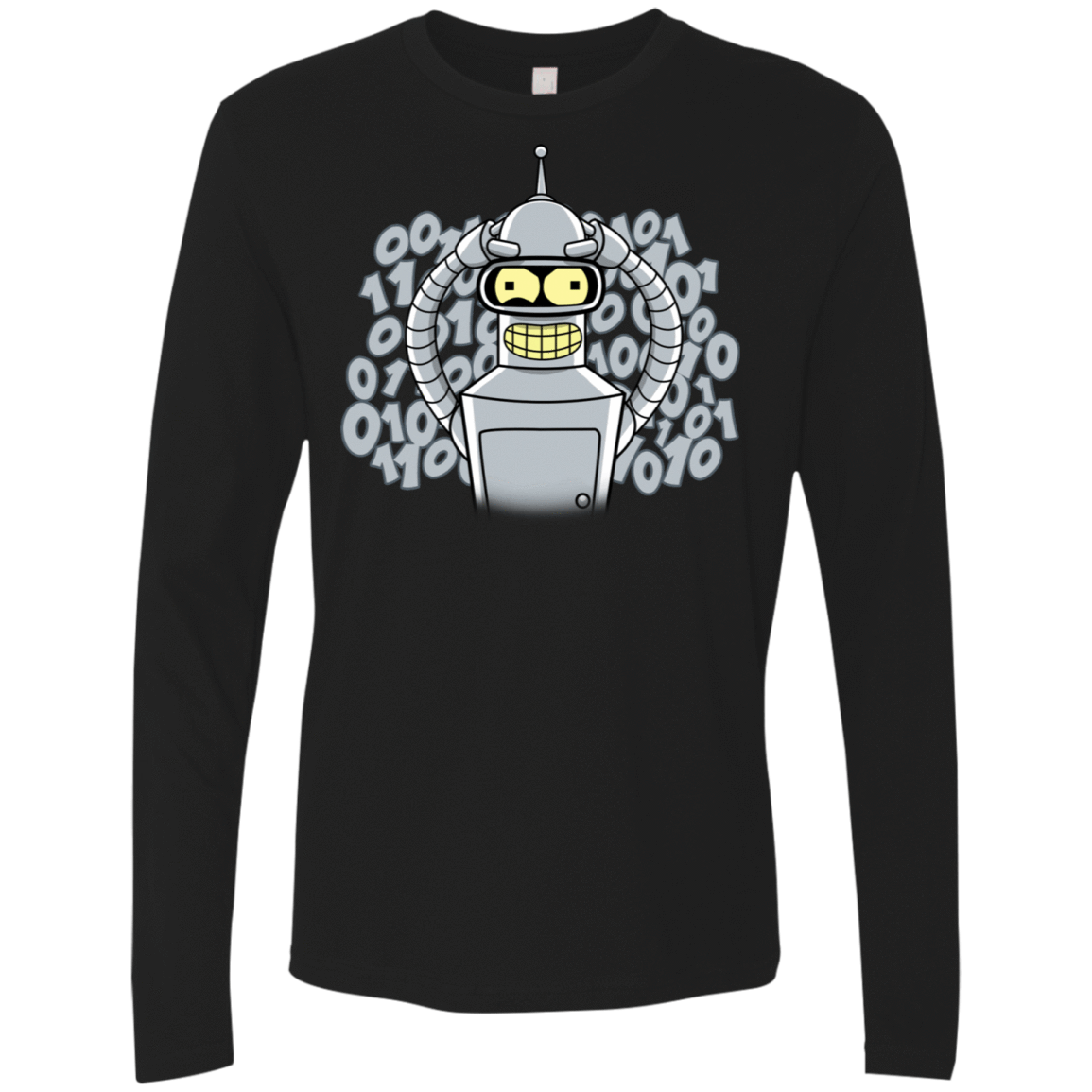 T-Shirts Black / S The Bender Joke Men's Premium Long Sleeve
