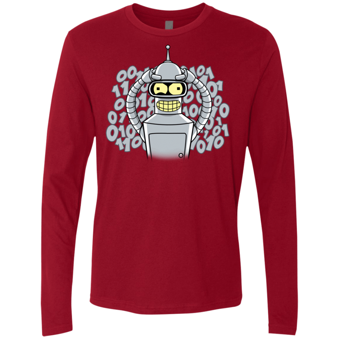 T-Shirts Cardinal / S The Bender Joke Men's Premium Long Sleeve