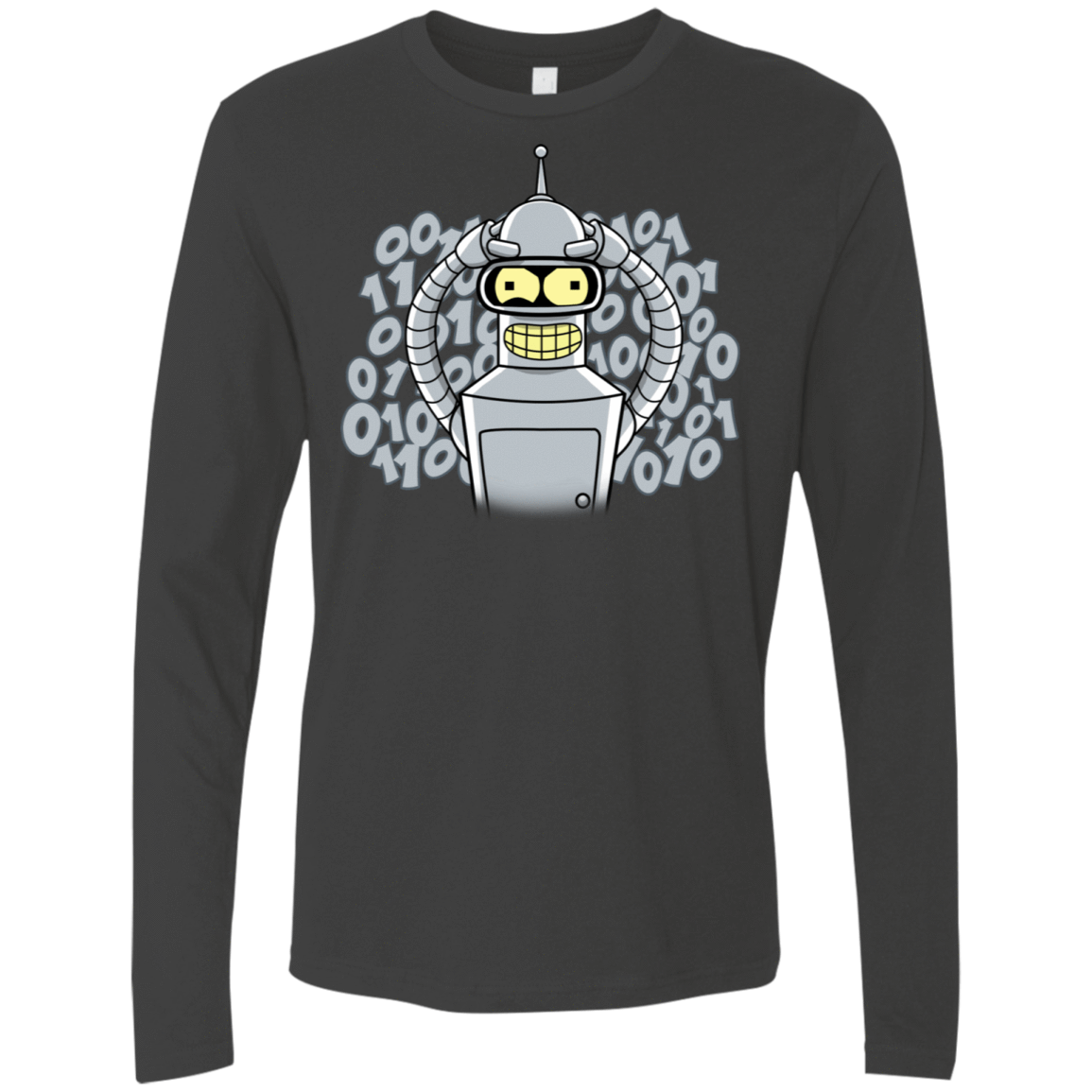T-Shirts Heavy Metal / S The Bender Joke Men's Premium Long Sleeve