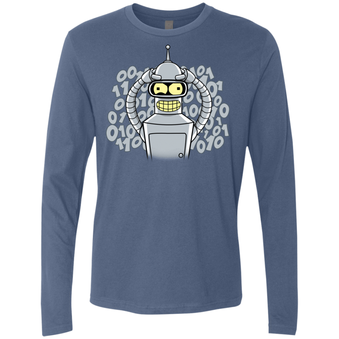 T-Shirts Indigo / S The Bender Joke Men's Premium Long Sleeve