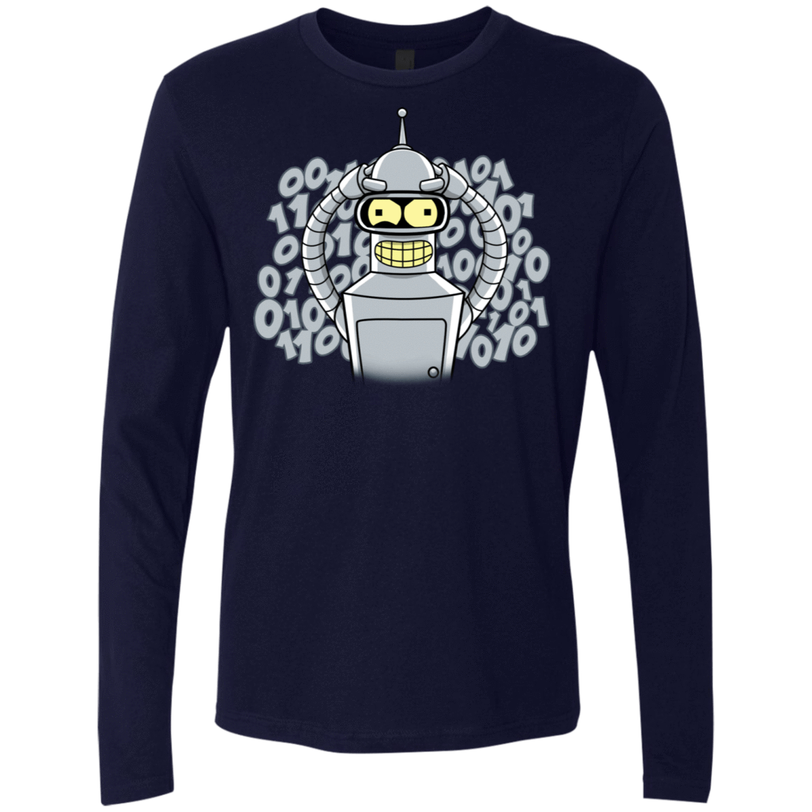 T-Shirts Midnight Navy / S The Bender Joke Men's Premium Long Sleeve