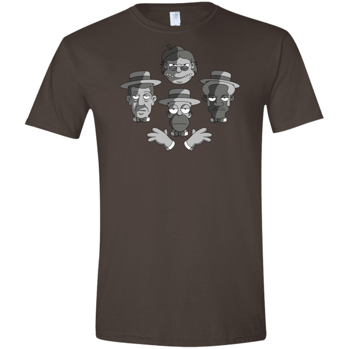 T-Shirts Dark Chocolate / S The Besharps Rhapsody Men's Semi-Fitted Softstyle