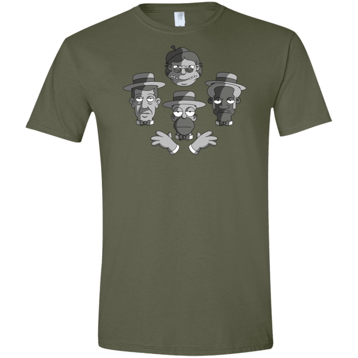 T-Shirts Military Green / S The Besharps Rhapsody Men's Semi-Fitted Softstyle