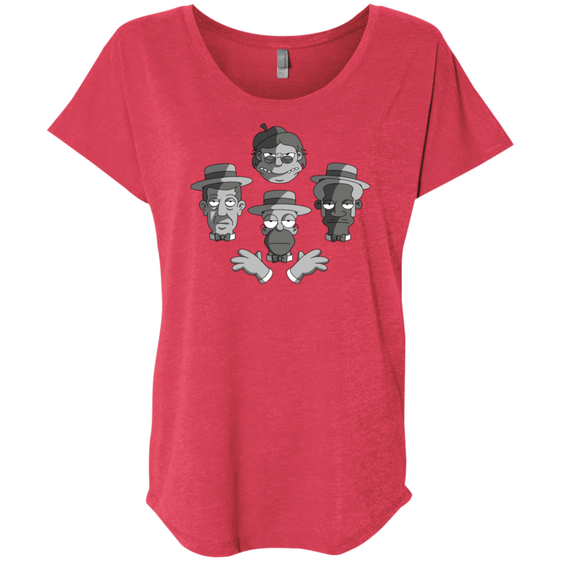 T-Shirts Vintage Red / X-Small The Besharps Rhapsody Triblend Dolman Sleeve