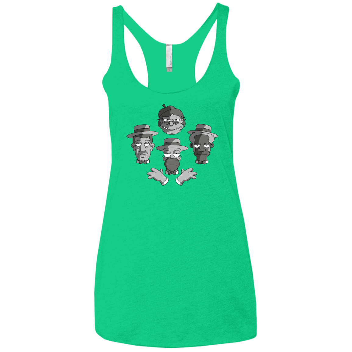 T-Shirts Envy / X-Small The Besharps Rhapsody Women's Triblend Racerback Tank